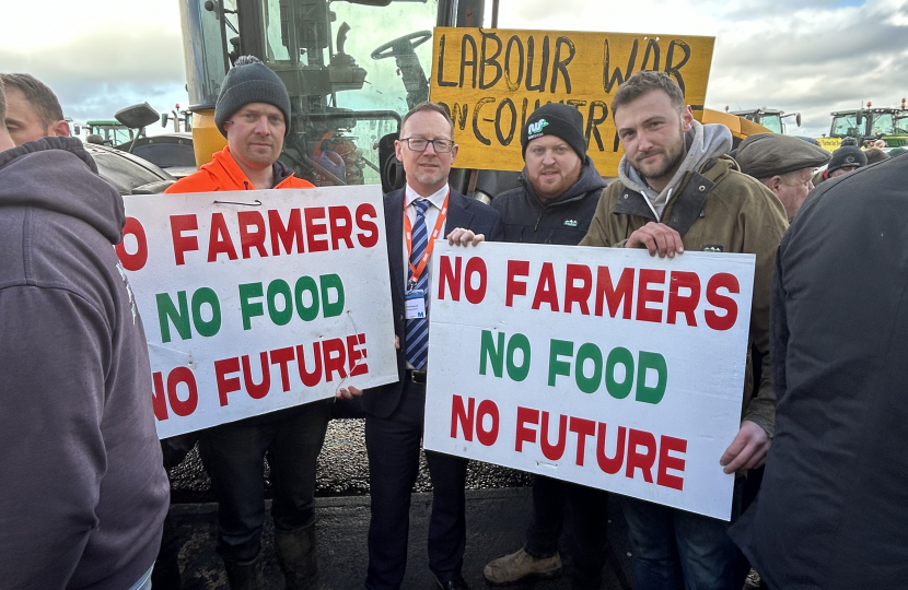 Farmers protest against SFS