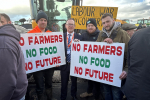 Farmers protest against SFS