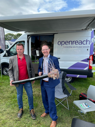 Russell George MS and Openreach